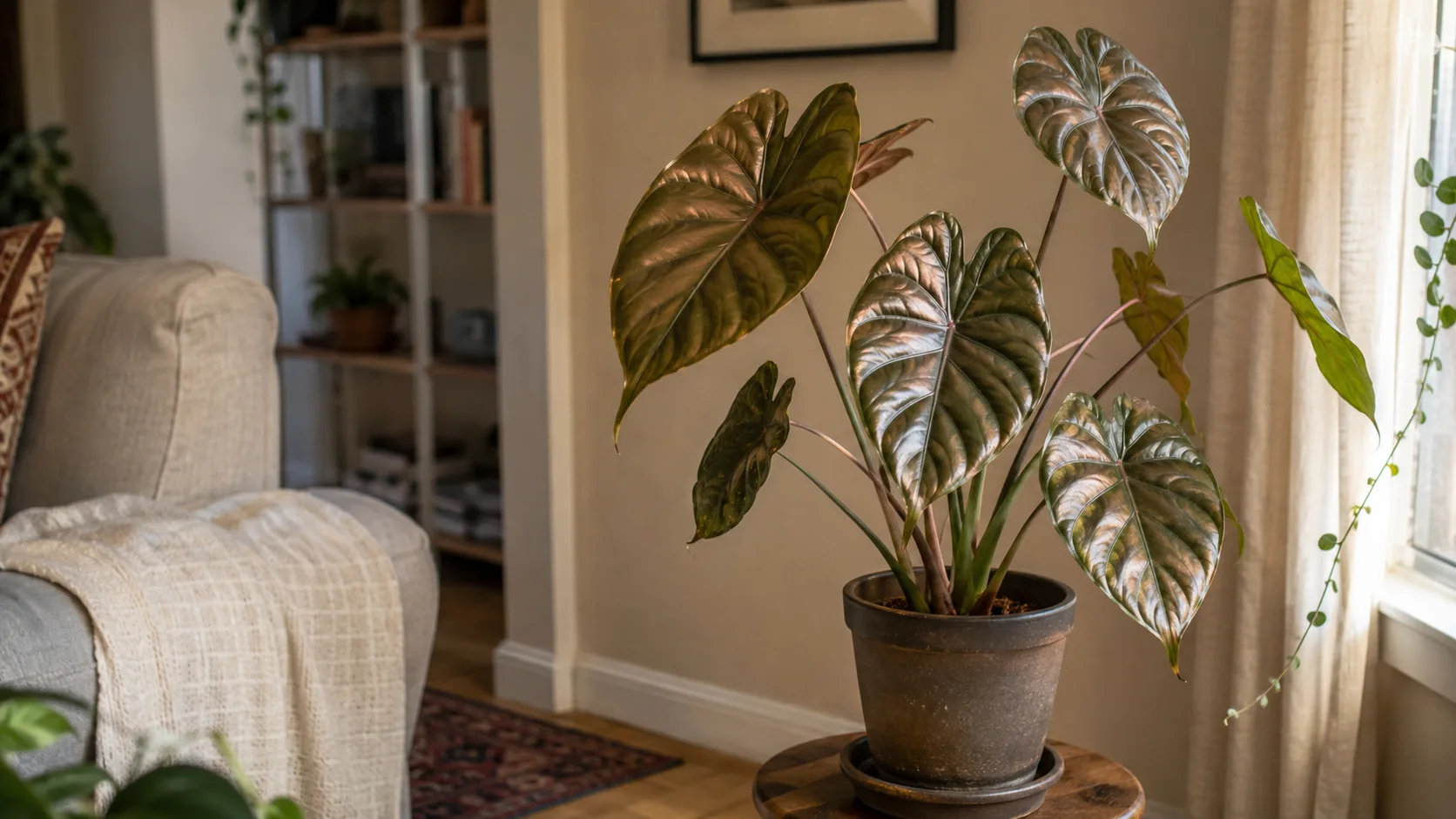 copper alocasia